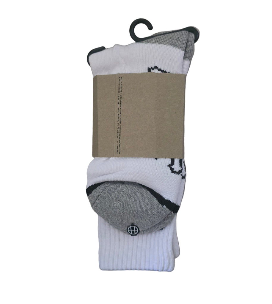 HUF Socks Classic H Crew Sock White