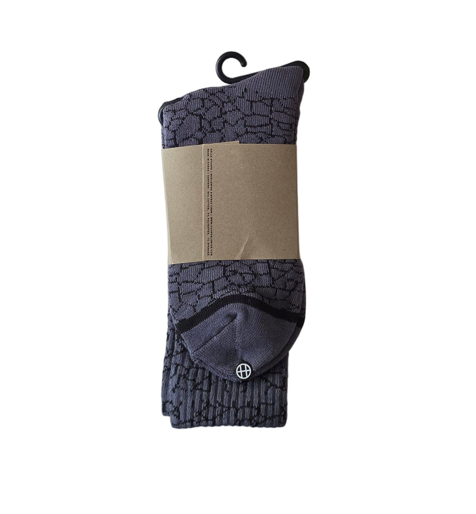 HUF Socks Quake Crew Sock Black