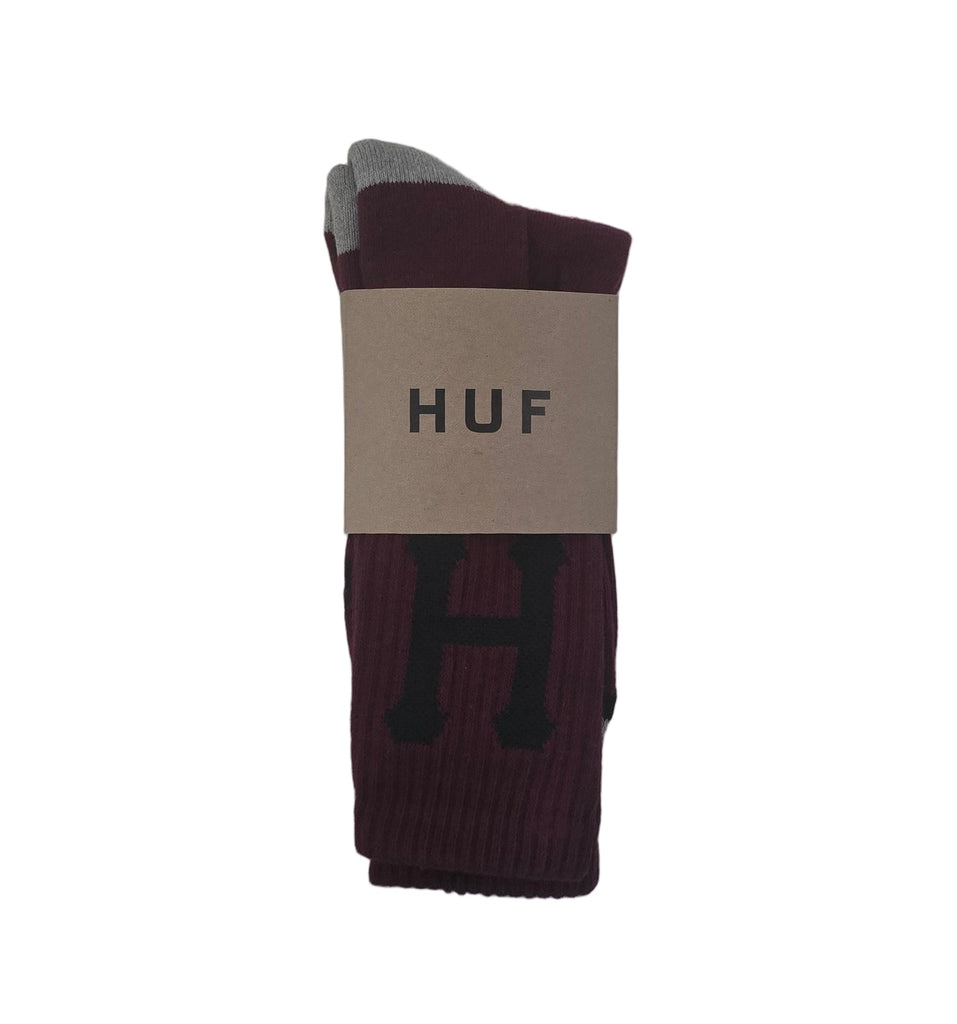 HUF Classic H Crew Sock Wine