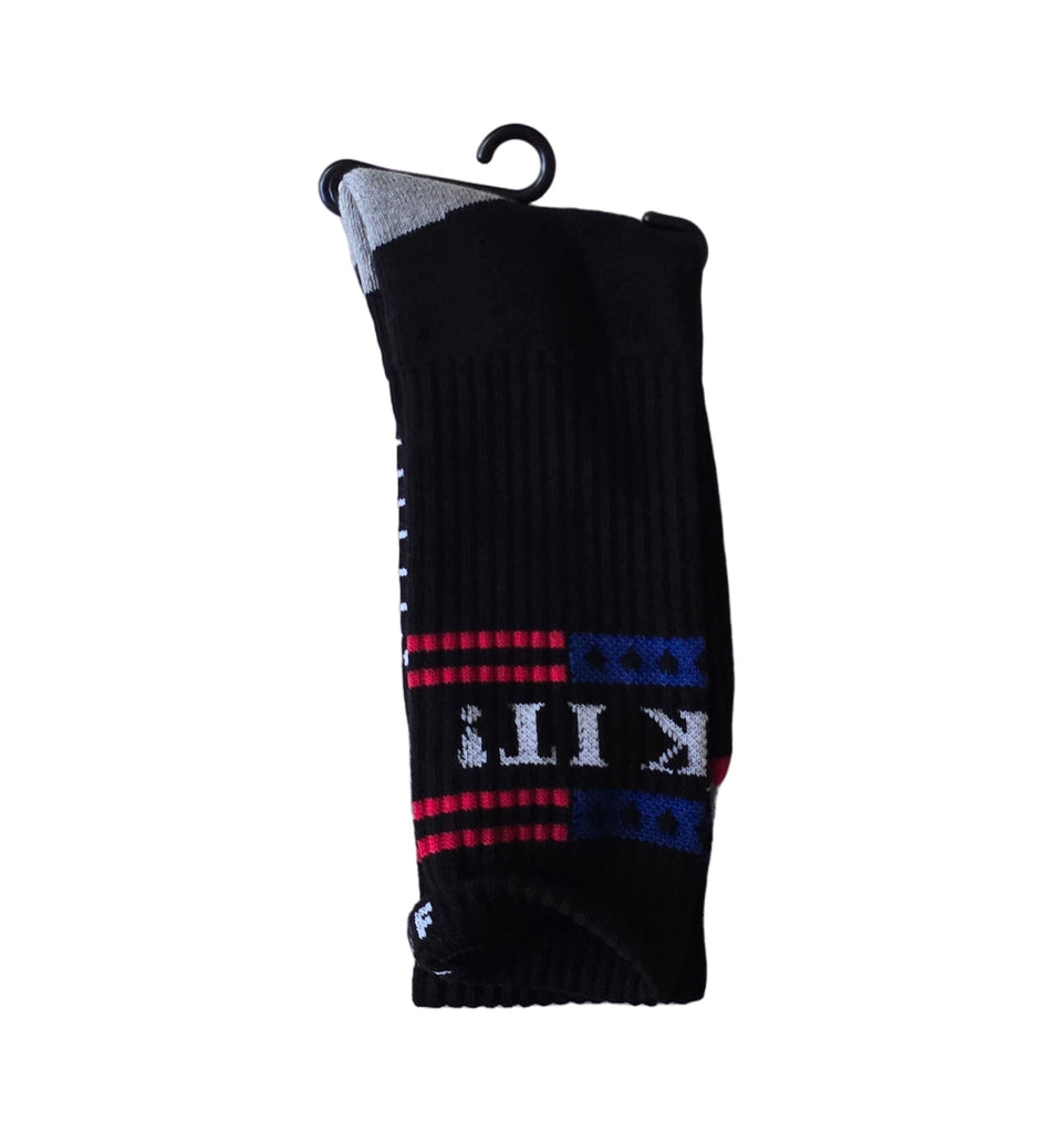 HUF Socks Fuck It Crew Sock Black