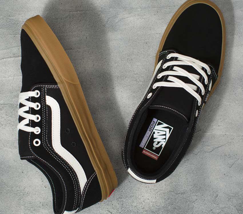 Vans Chukka Low Sidestripe Black Gum - 50-50 Skate Shop