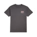 Krooked Skate Tee Strait Eyes Charcoal Pink - 50-50 Skate Shop