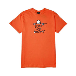Thrasher Skate Gonz Sad Logo Short Sleeve Tee Orange - 50-50 Skate Shop