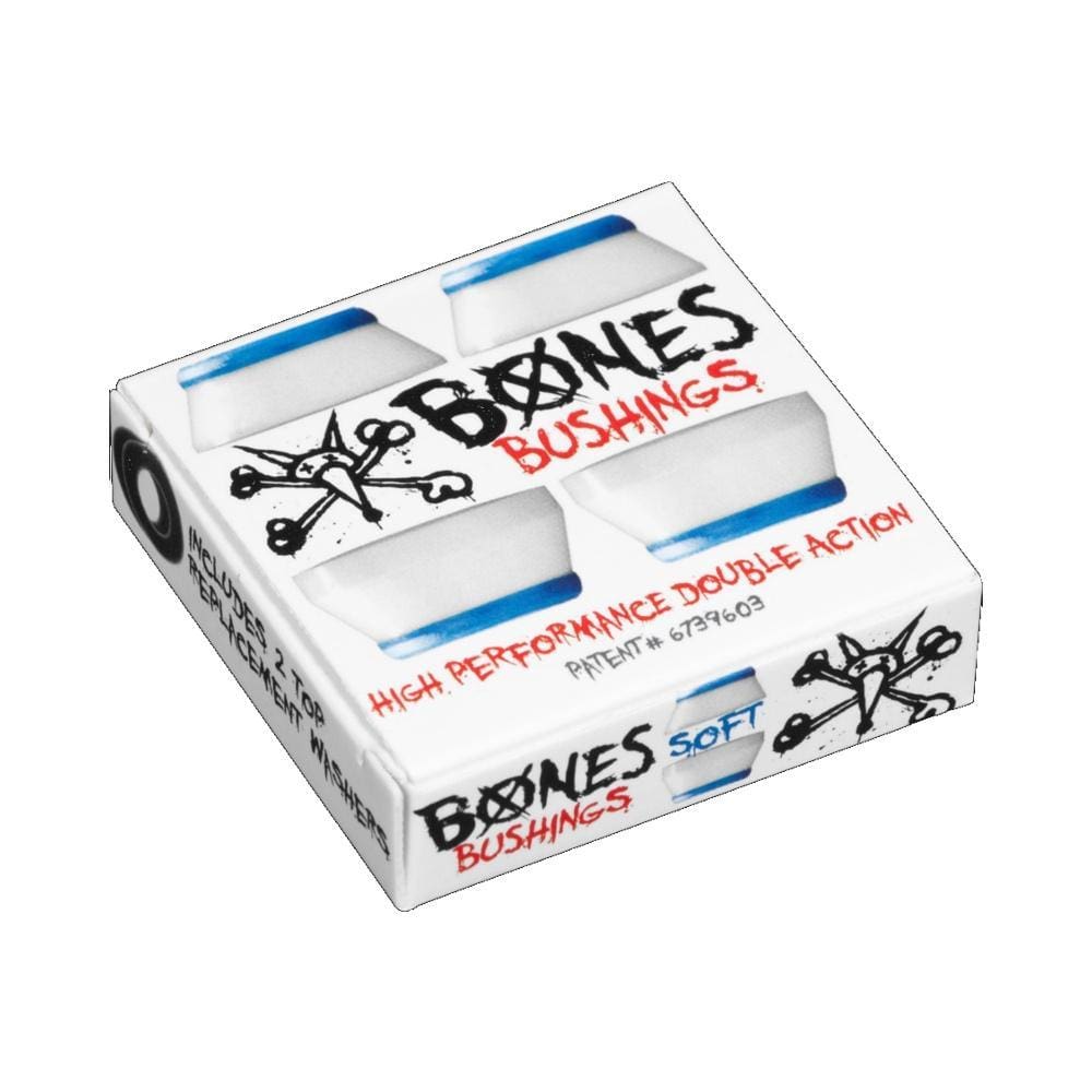 Bones Hardcore Bushings Soft 81A White Set of 4 - 50-50 Skate Shop