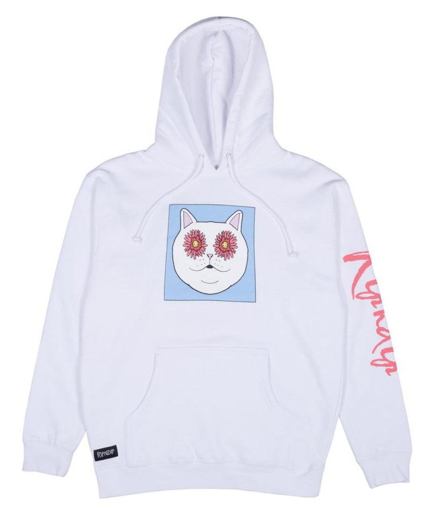 Ripndip Flower Eyes Pullover Sweater White - 50-50 Skate Shop
