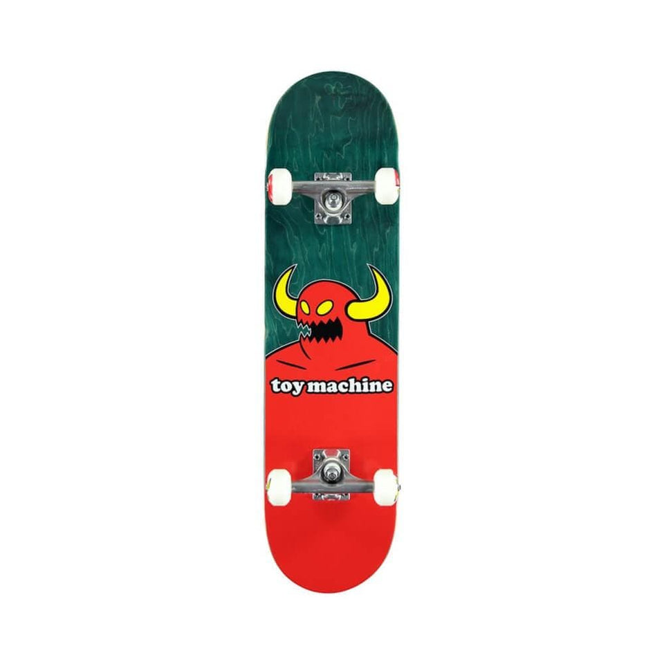 Toy Machine Skateboard Complete Monster 8.0" x 31.63" Green 14" WB - 50-50 Skate Shop