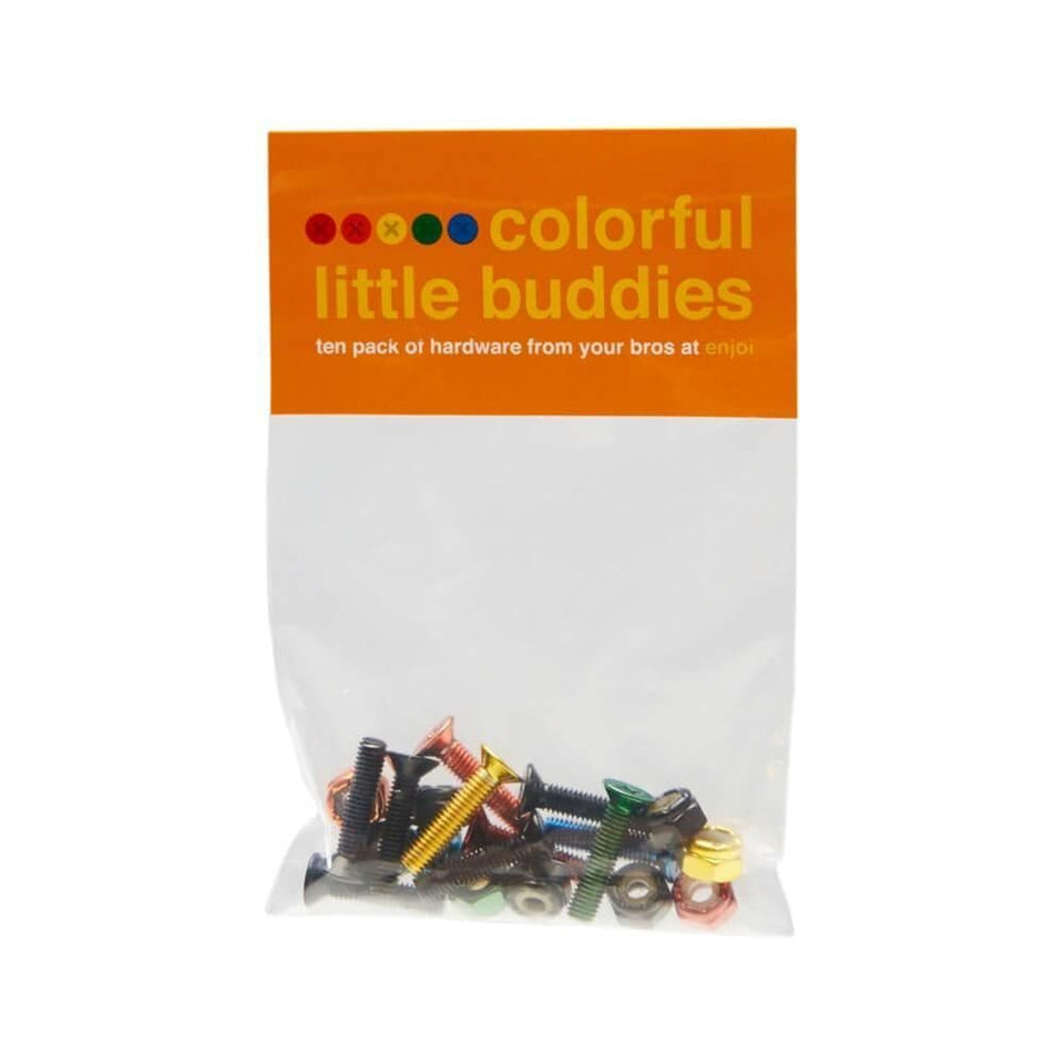 Enjoi Skateboard Little Buddies Bolts 7/8" Multi - 50-50 Skate Shop