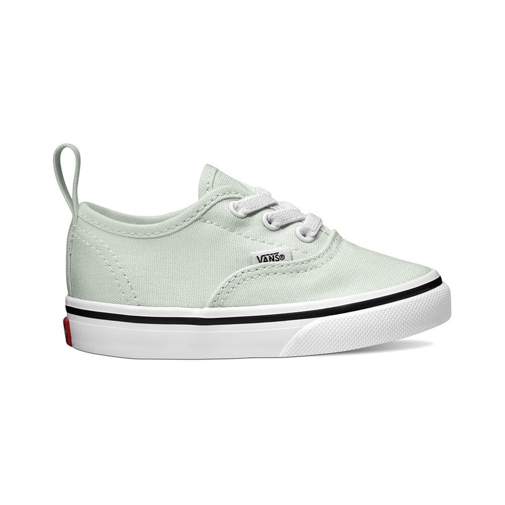Vans Toddler Authentic Elastic Lace Blue Flower True White - 50-50 Skate Shop