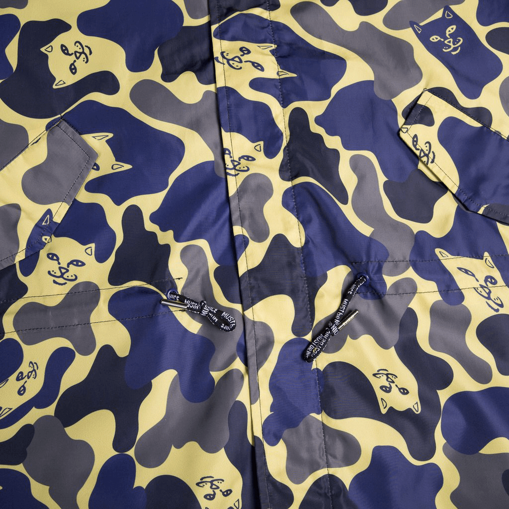 Ripndip Nerm Camo Fishtail Parka Jacket Tropic Camo - 50-50 Skate Shop
