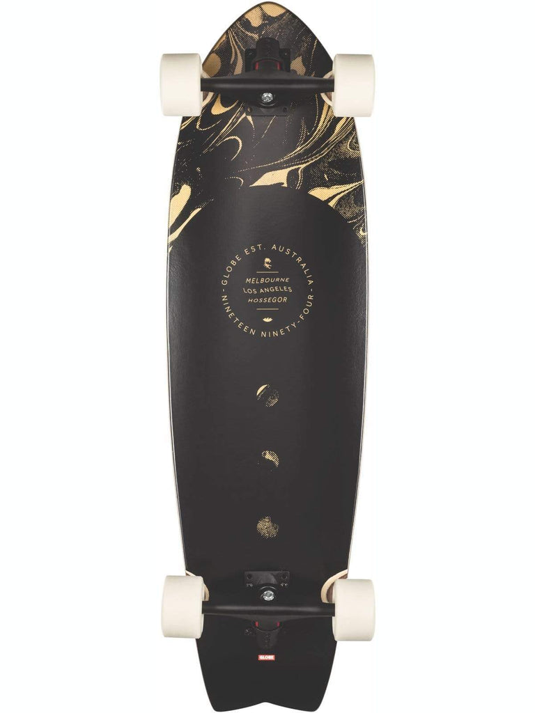 Globe Skateboard Cruiser Complete Chromantic 33" x 9.5" Onshore Lay Day - 50-50 Skate Shop