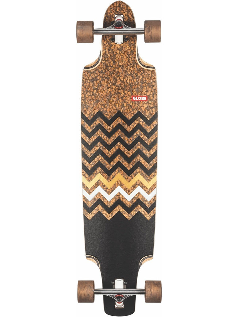 Globe Skateboard Longboard Complete Spearpoint 40" Cork Zagged - 50-50 Skate Shop