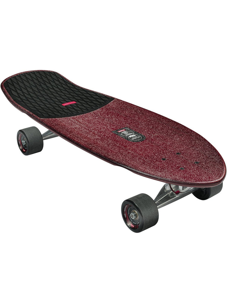 Globe Skateboard Cruiser Complete Stubby 30" On Shore Cherry Bamboo - 50-50 Skate Shop