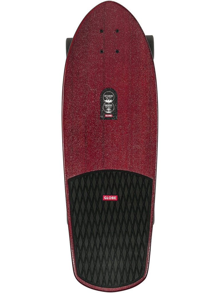 Globe Skateboard Cruiser Complete Stubby 30" On Shore Cherry Bamboo - 50-50 Skate Shop