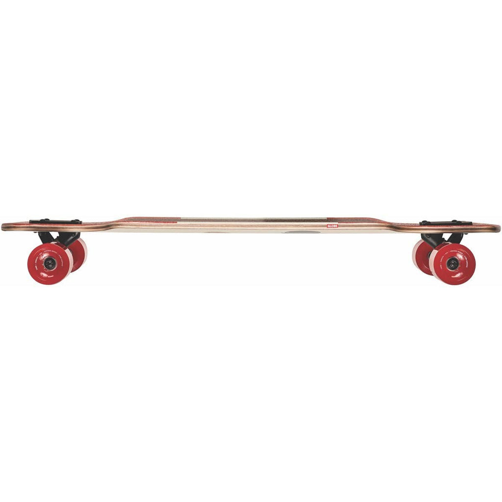 Globe Skateboard Cruiser Complete Geminon 35" x 9.0" Walnut Cockatoo 24.75" WB - 50-50 Skate Shop