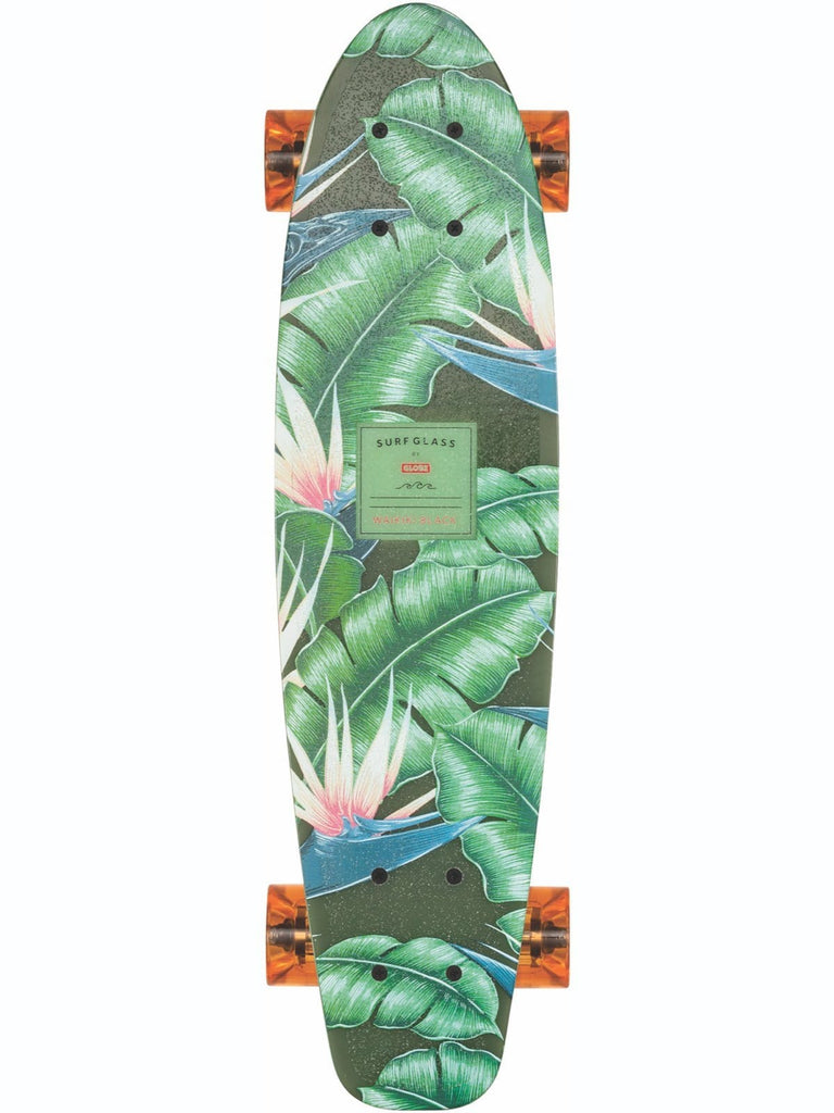 Globe Skateboard Cruiser Complete Surf Glass 24" x 6.125" Waikiki Black - 50-50 Skate Shop