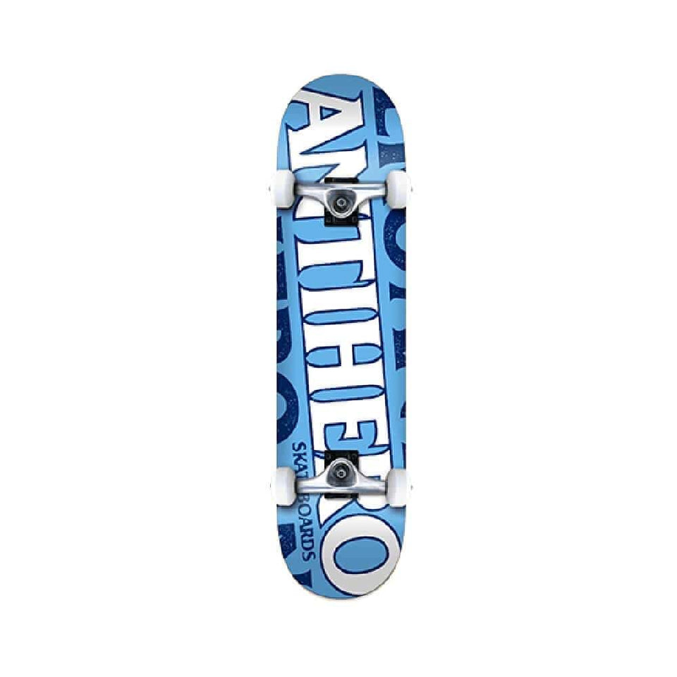 Anti Hero Skateboard Complete Blackhero Mini 7.38" x 29.25" Blue Navy 12.875" WB - 50-50 Skate Shop