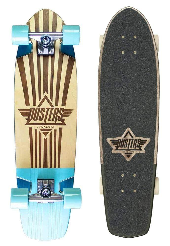 Dusters Skateboard Complete Keen Retro Frame Cruiser 31" x 8.25" Teal 16.5" WB - 50-50 Skate Shop