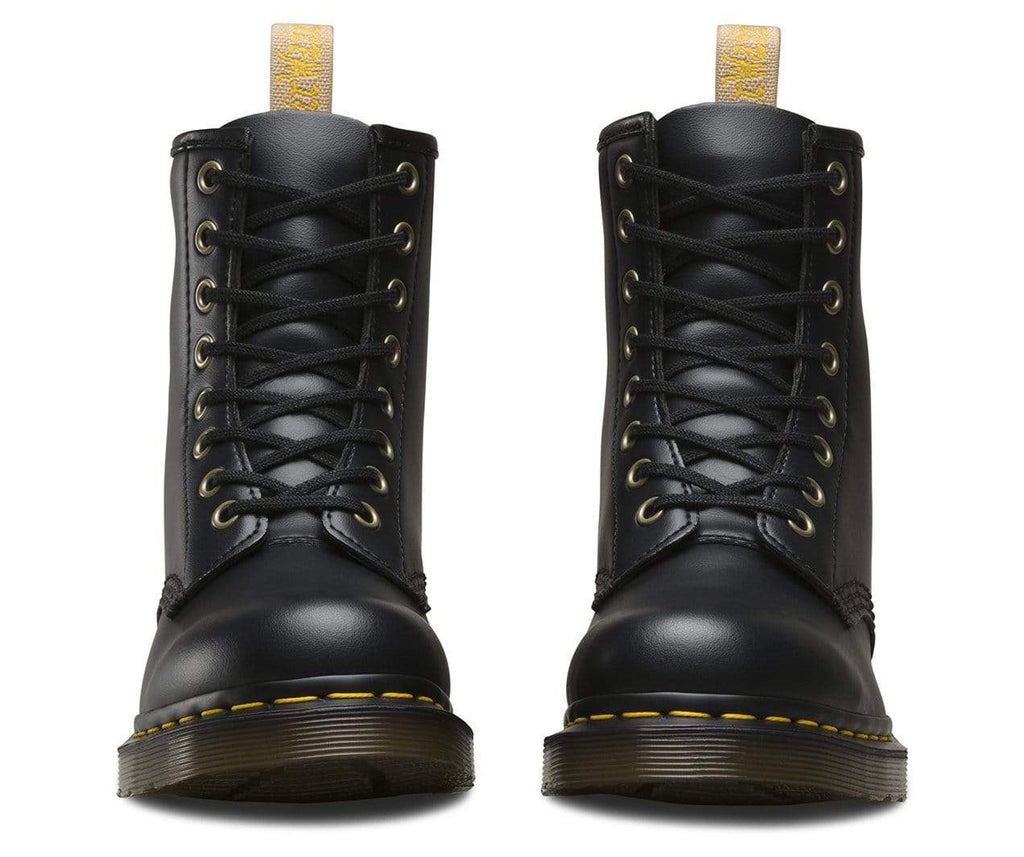 Dr Martens 1460 Vegan 8 Eye Boot Black Felix Rub Off - 50-50 Skate Shop