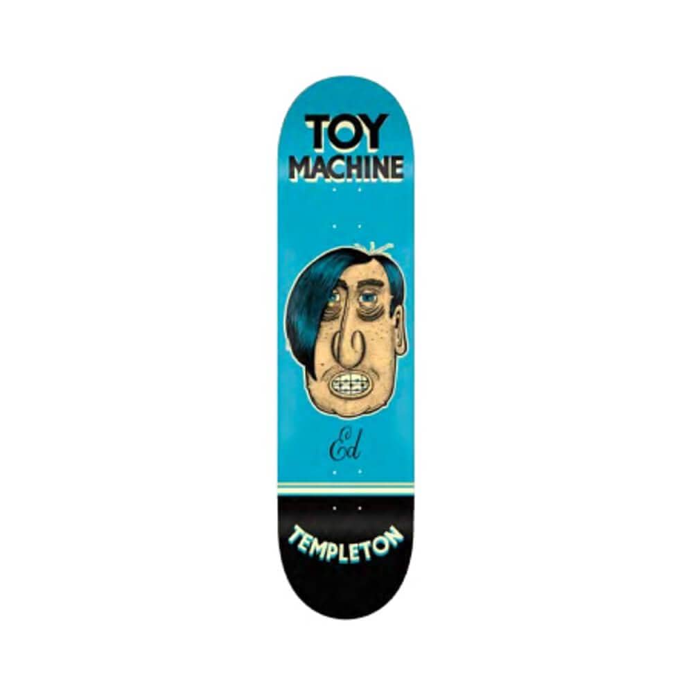 Toy Machine Skateboard Deck Pen N Ink 8.5" x 32.38" Ed Templeton Blue 14.4375" WB - 50-50 Skate Shop