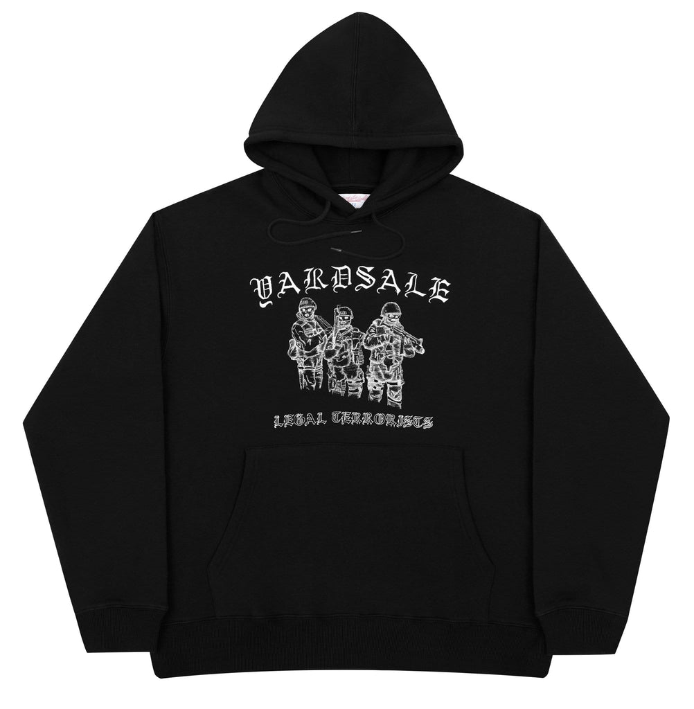 Yardsale Skate x Curtis Pearl Trust Pullover Fleece Hoodie Black - 50-50 Skate Shop