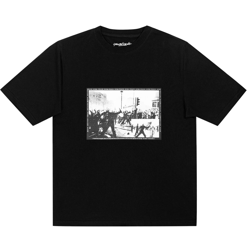 Yardsale Skate Protect & Serve Tee Black - 50-50 Skate Shop