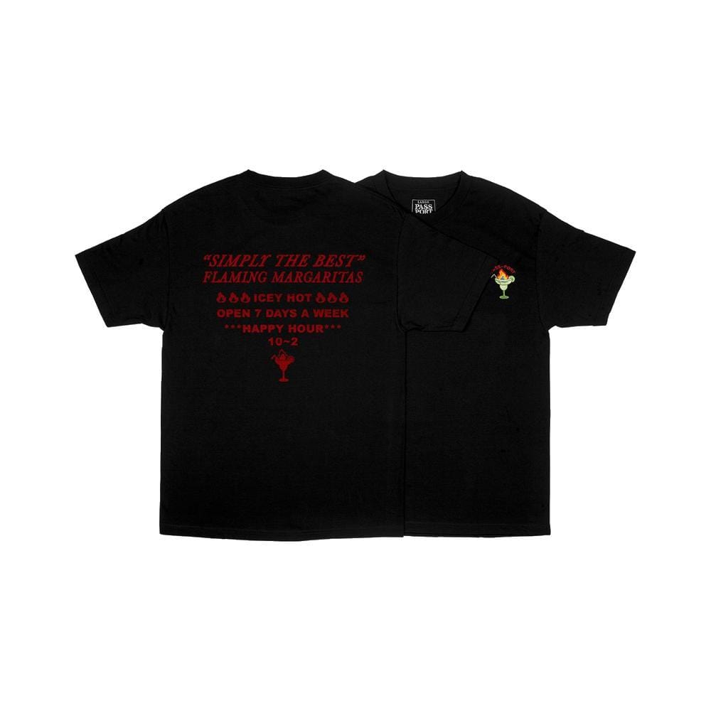 Passport Simply The Best Tee Black - 50-50 Skate Shop