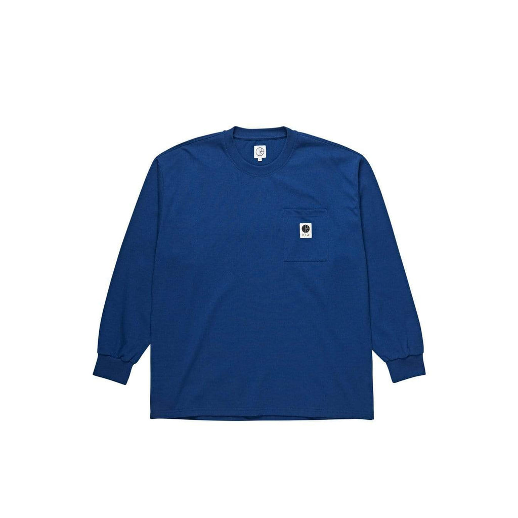 Polar Skate Pocket Long Sleeve Tee Dark Blue - 50-50 Skate Shop