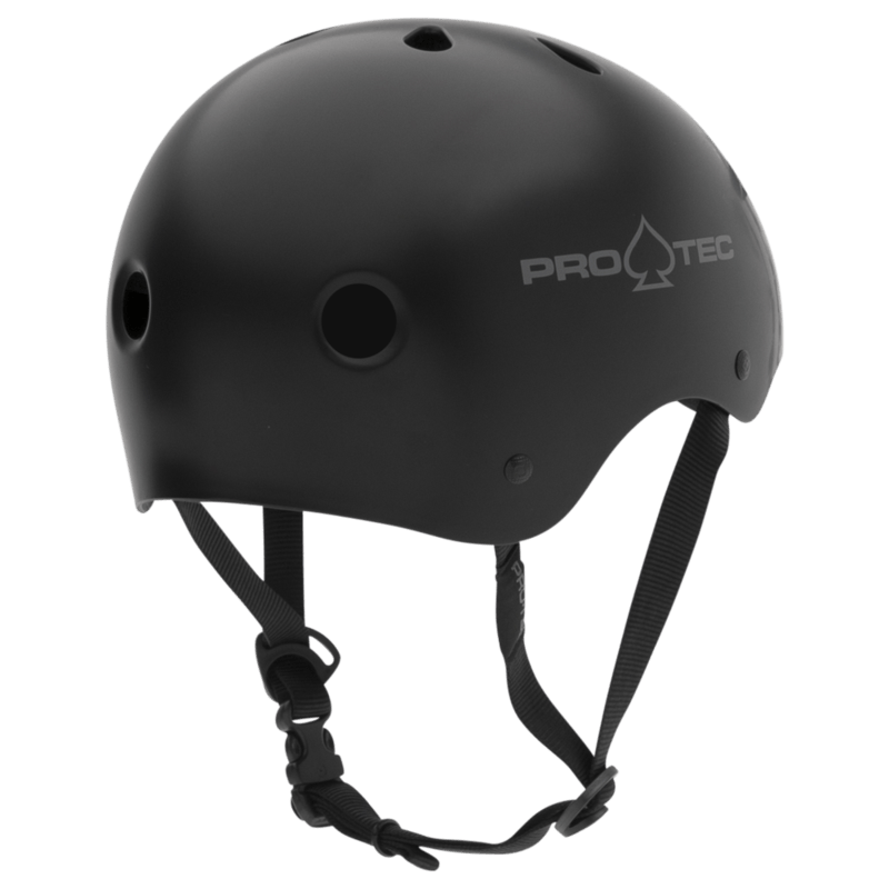 Pro Tec Classic Skate Helmet Matte Black - 50-50 Skate Shop