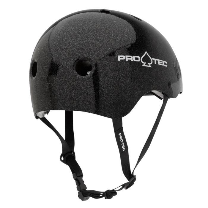 Pro Tec Classic Certified Bike Skate Helmet Black Metal Flake - 50-50 Skate Shop