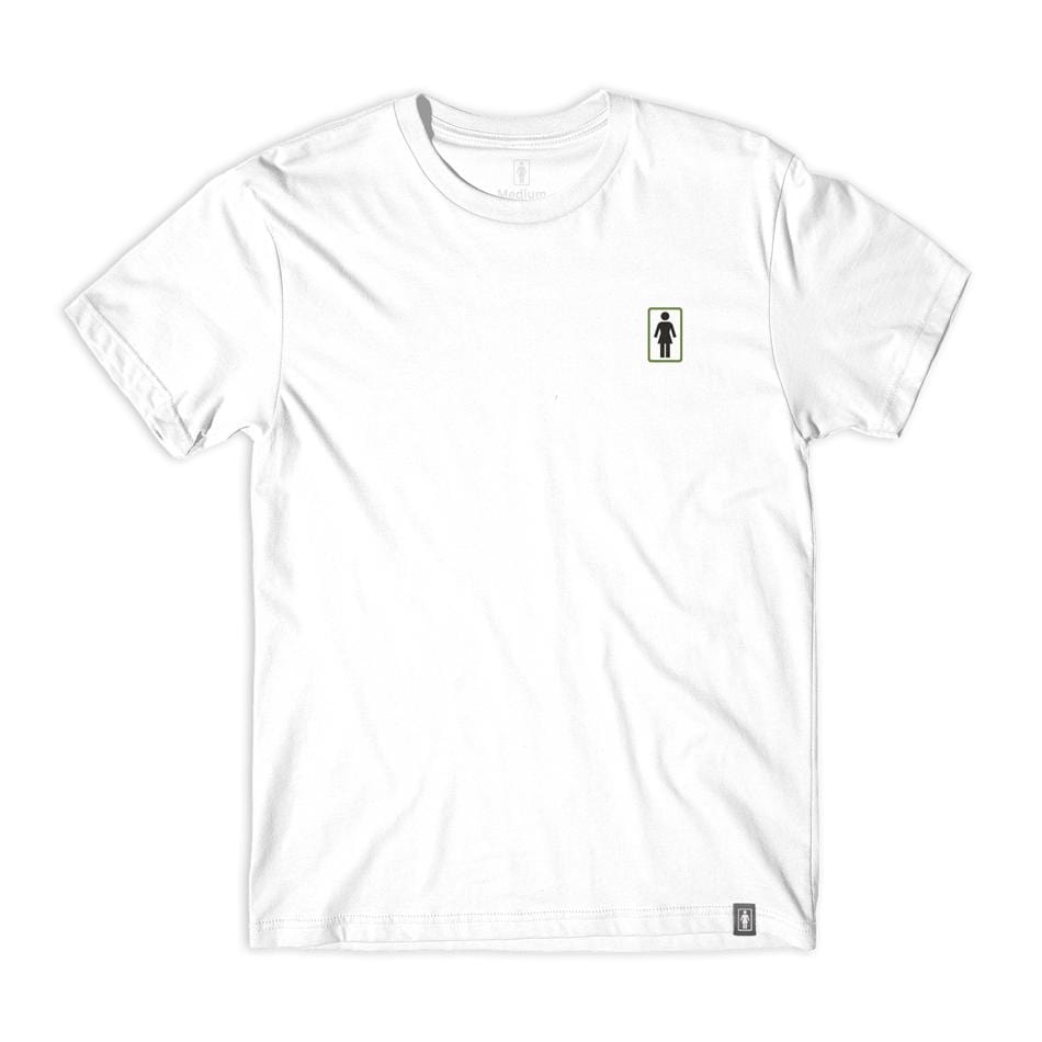 Girl Skate Smoke Session Short Sleeve Tee WR40 White - 50-50 Skate Shop