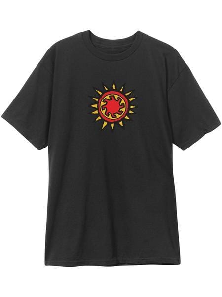 New Deal Vallely Mammoth Short Sleeve Tee Black - 50-50 Skate Shop