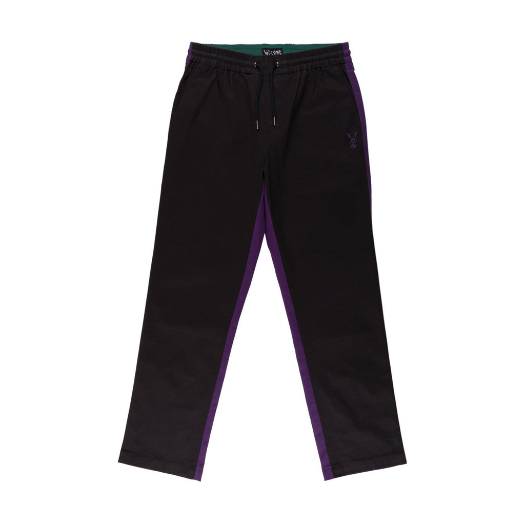 Welcome Dark Wave Split-Color Elastic Pants - 50-50 Skate Shop