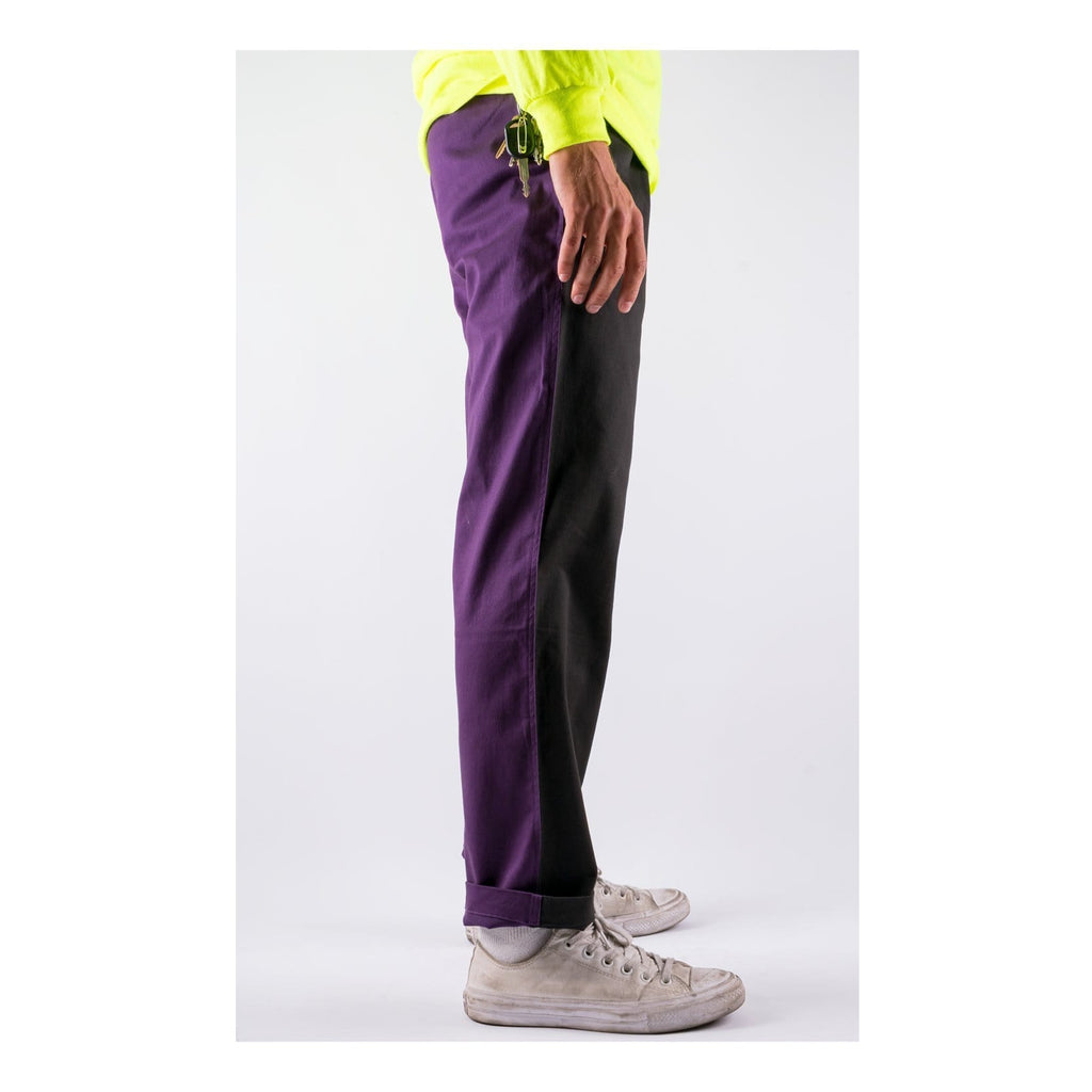 Welcome Dark Wave Split-Color Elastic Pants - 50-50 Skate Shop