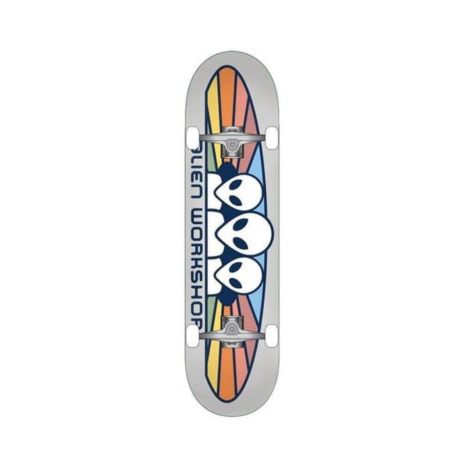 Alien Workshop Skateboard Complete Spectrum 7.75" x 31" Grey 14" WB - 50-50 Skate Shop