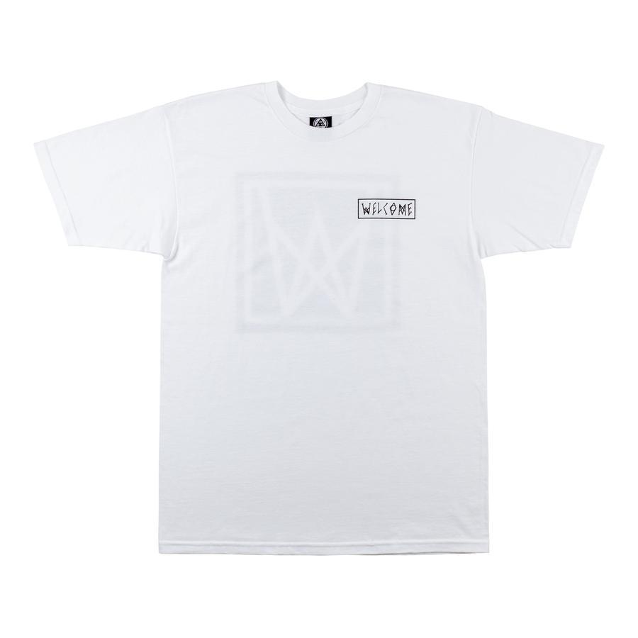 Welcome Icon Tee White - 50-50 Skate Shop