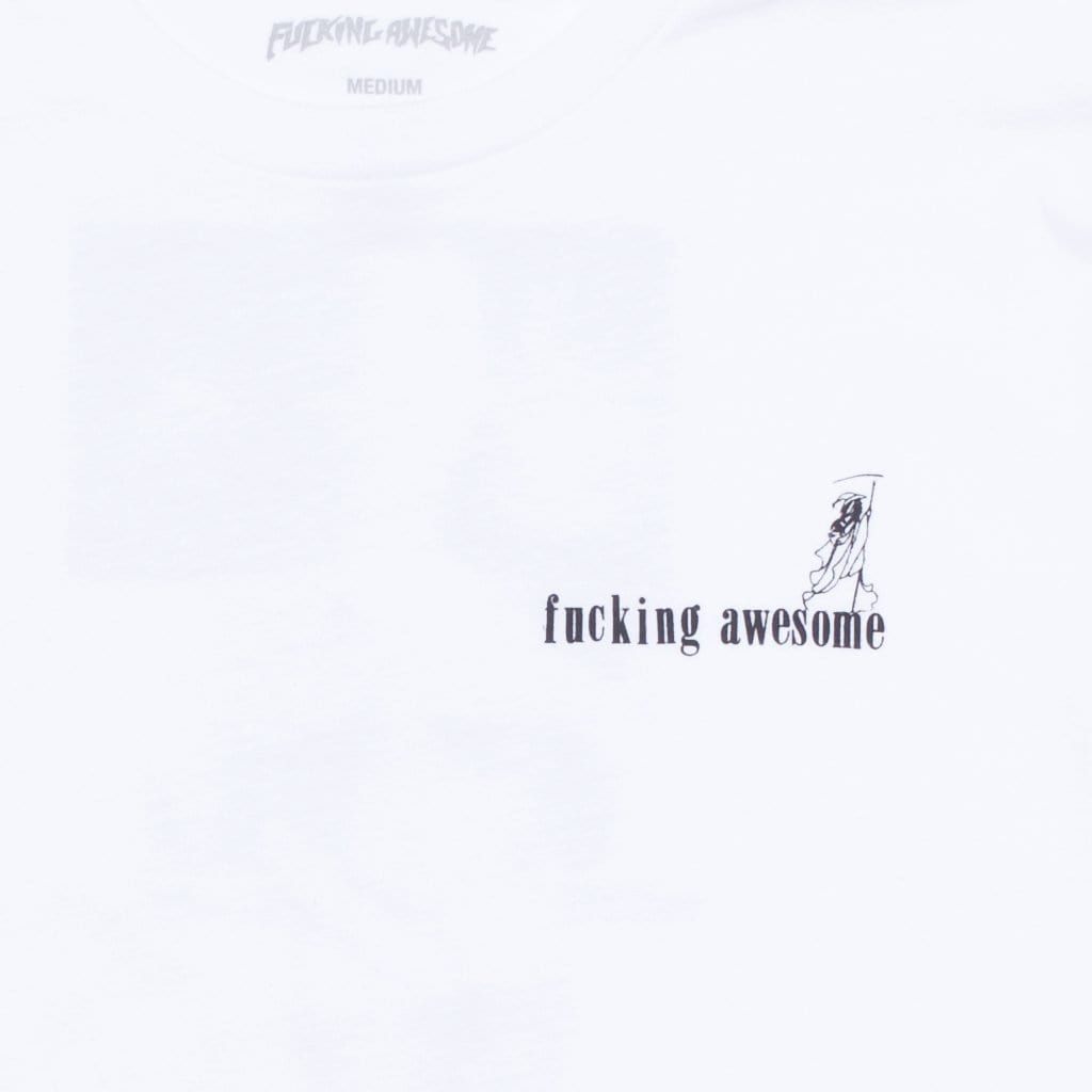 Fucking Awesome Wizards Long Sleeve Tee White - 50-50 Skate Shop