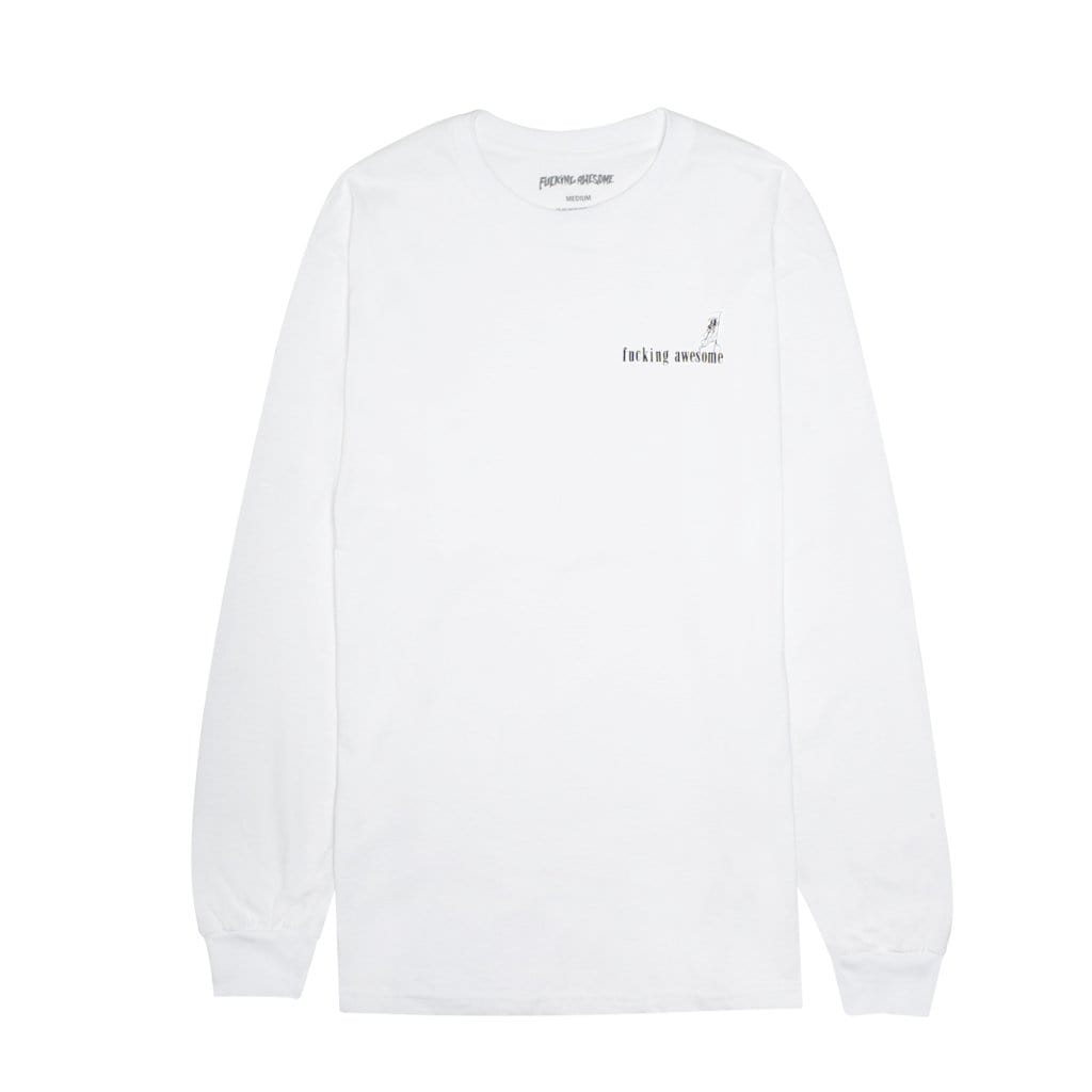 Fucking Awesome Wizards Long Sleeve Tee White - 50-50 Skate Shop