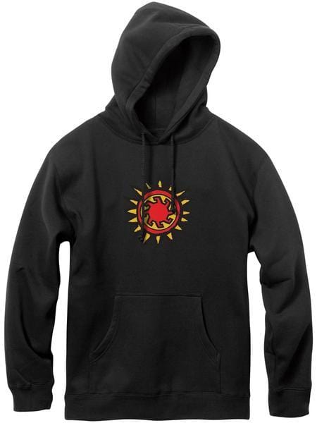 New Deal Vallely Mammoth Pullover Hoodie Black - 50-50 Skate Shop