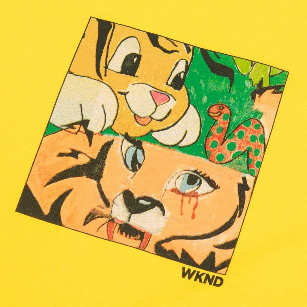 WKND Skate SD Tee Yellow - 50-50 Skate Shop