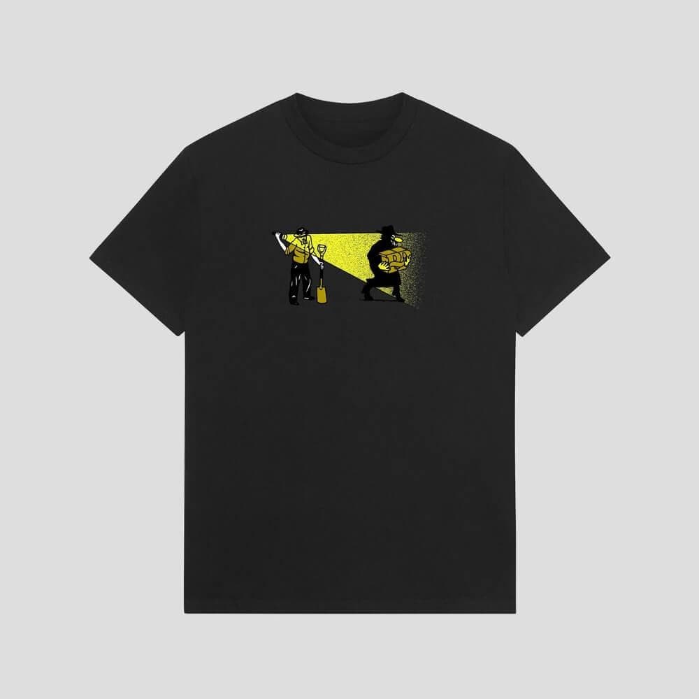 Passport Skate Caught In The Act Tee Black - 50-50 Skate Shop