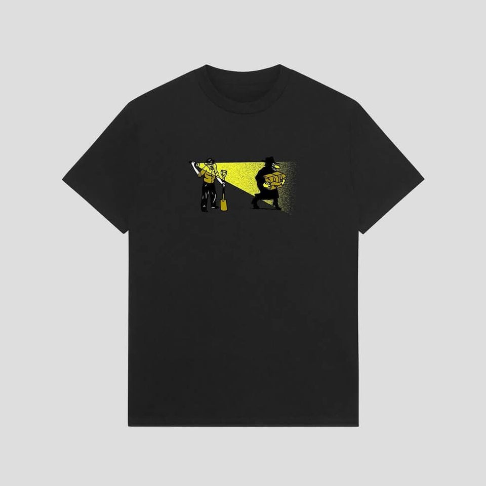 Passport Skate Caught In The Act Tee Black - 50-50 Skate Shop