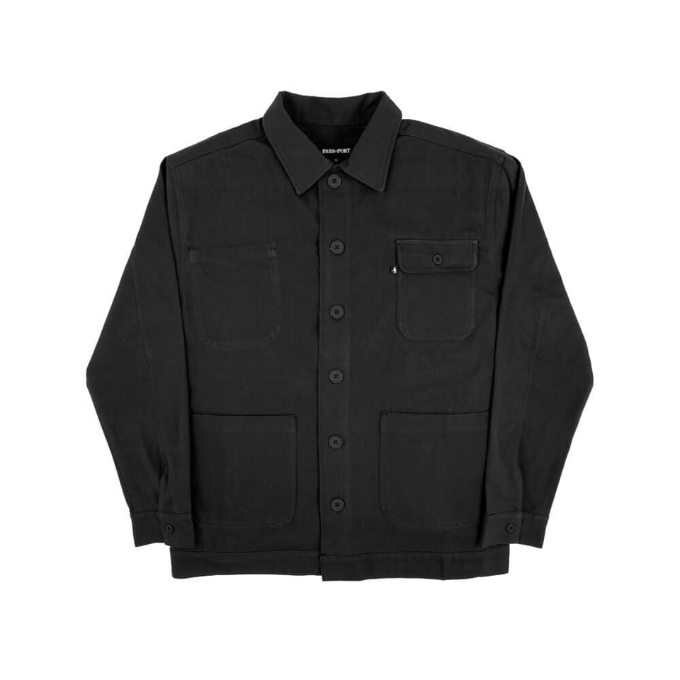 Passport Skate Painter Jacket Black - 50-50 Skate Shop