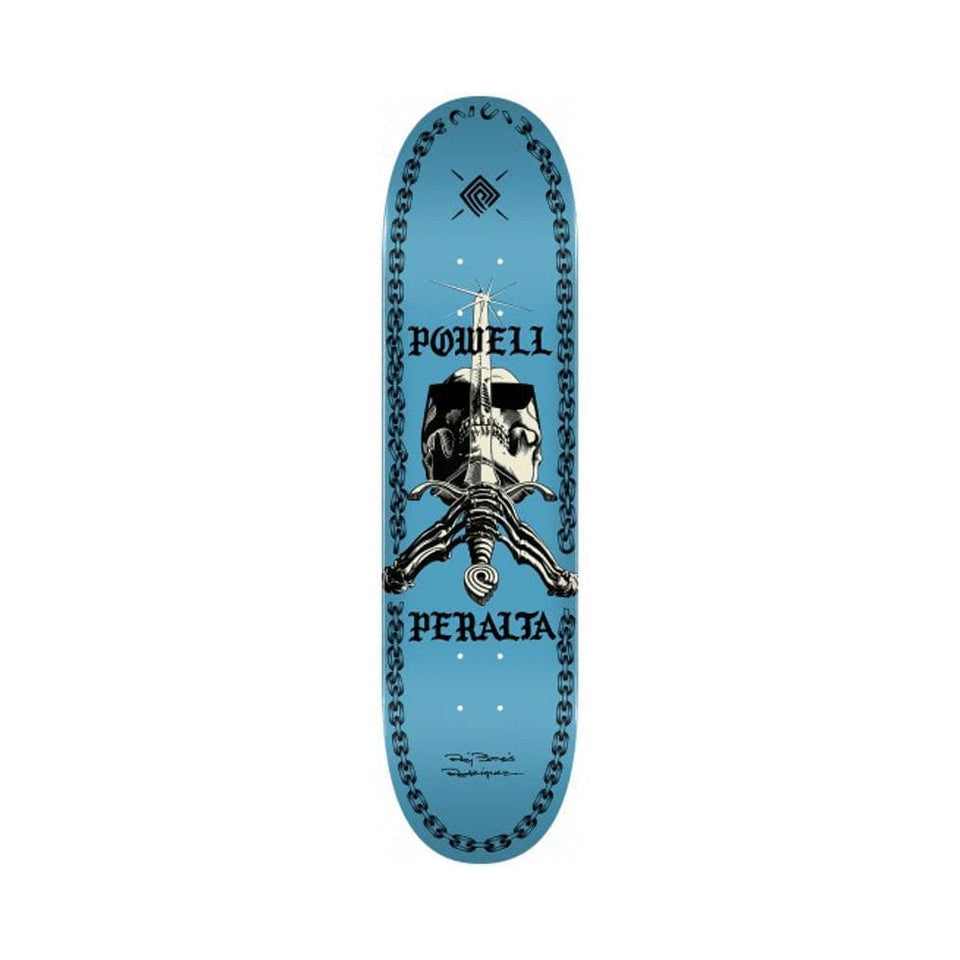 Powell Peralta Skateboard Deck SAS Chainz 8.5" x 32.08" Blue - 50-50 Skate Shop