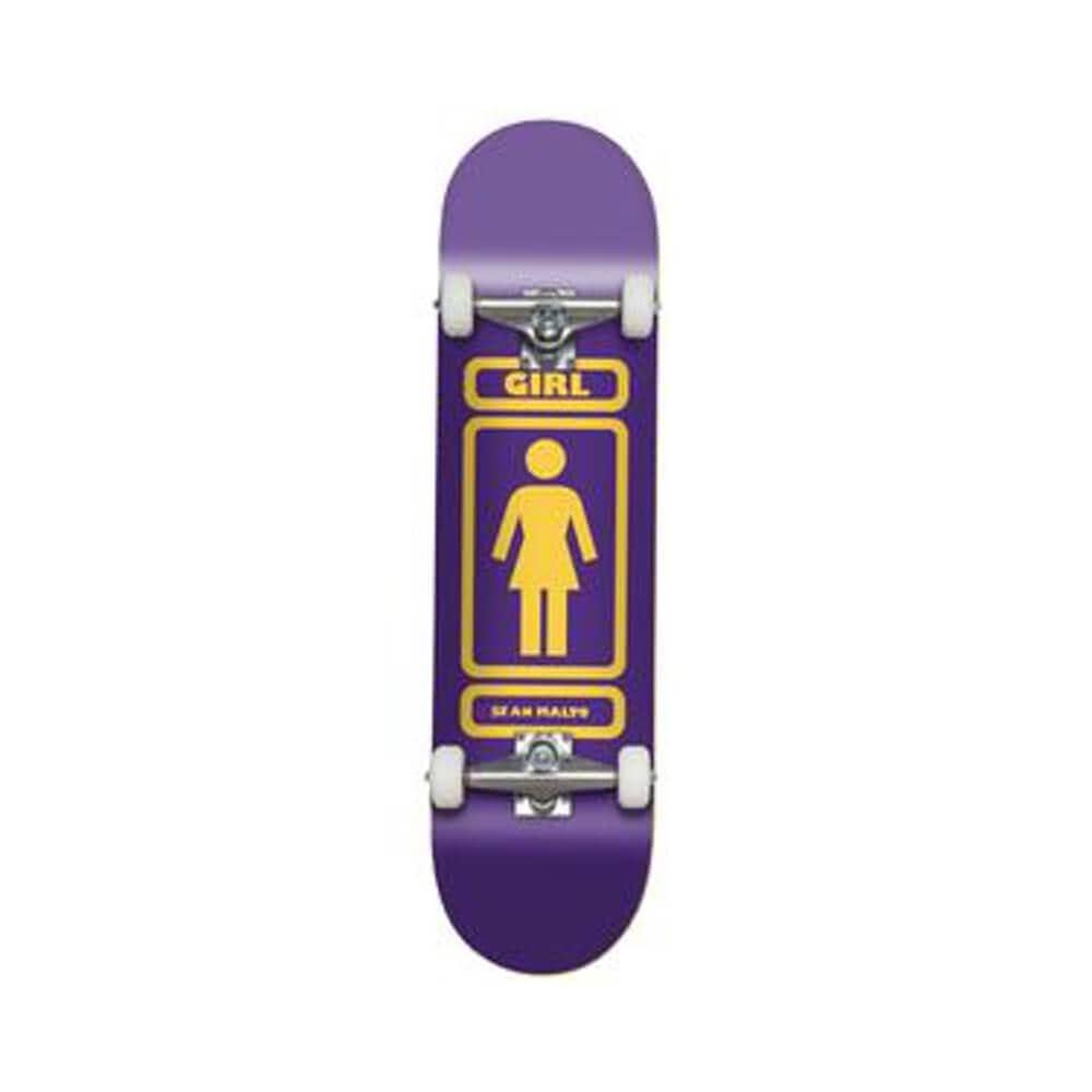 Girl Skateboard Complete WR40 7.875" x 31.25" Sean Malto Purple Yellow 14.5" WB - 50-50 Skate Shop