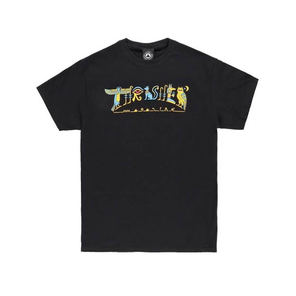 Thrasher Hieroglyphic Short Sleeve Tee Black - 50-50 Skate Shop