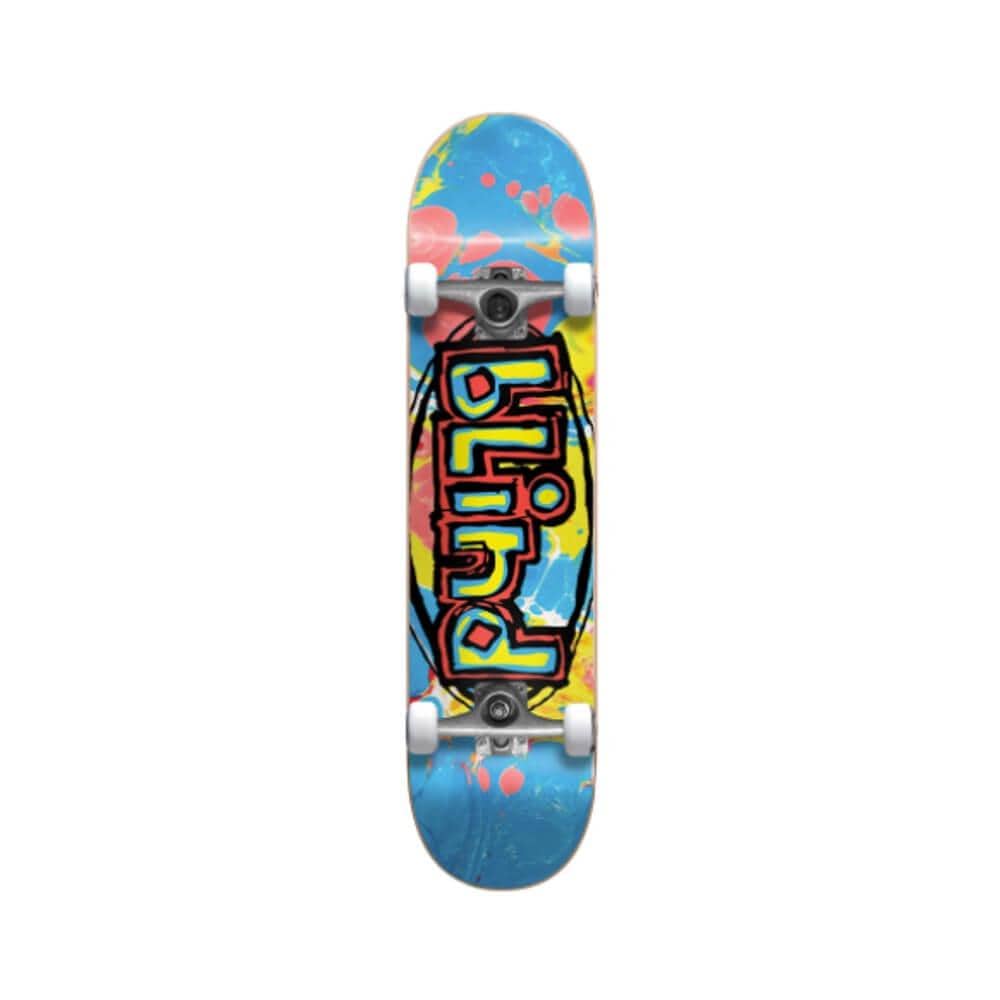 Blind Skateboard Complete Og Oval FP Premium 7.625" x 31.25" Multi 14.125" WB - 50-50 Skate Shop