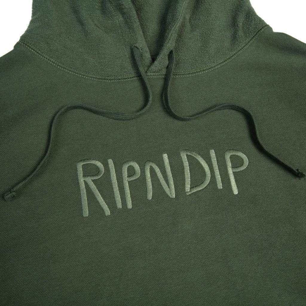Ripndip Tonal Loopback Hoodie Olive - 50-50 Skate Shop
