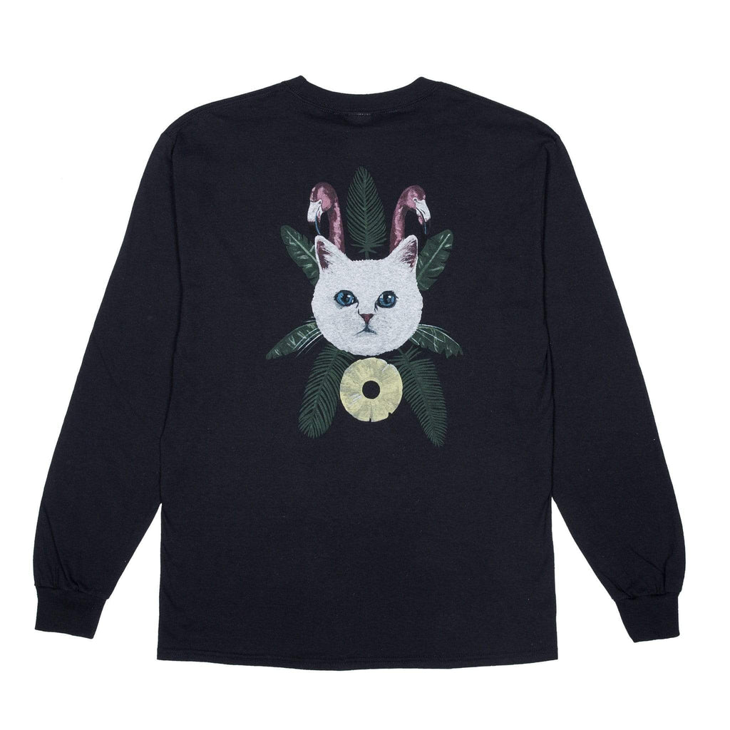 Ripndip Pineapple Long Sleeve Tee Black - 50-50 Skate Shop