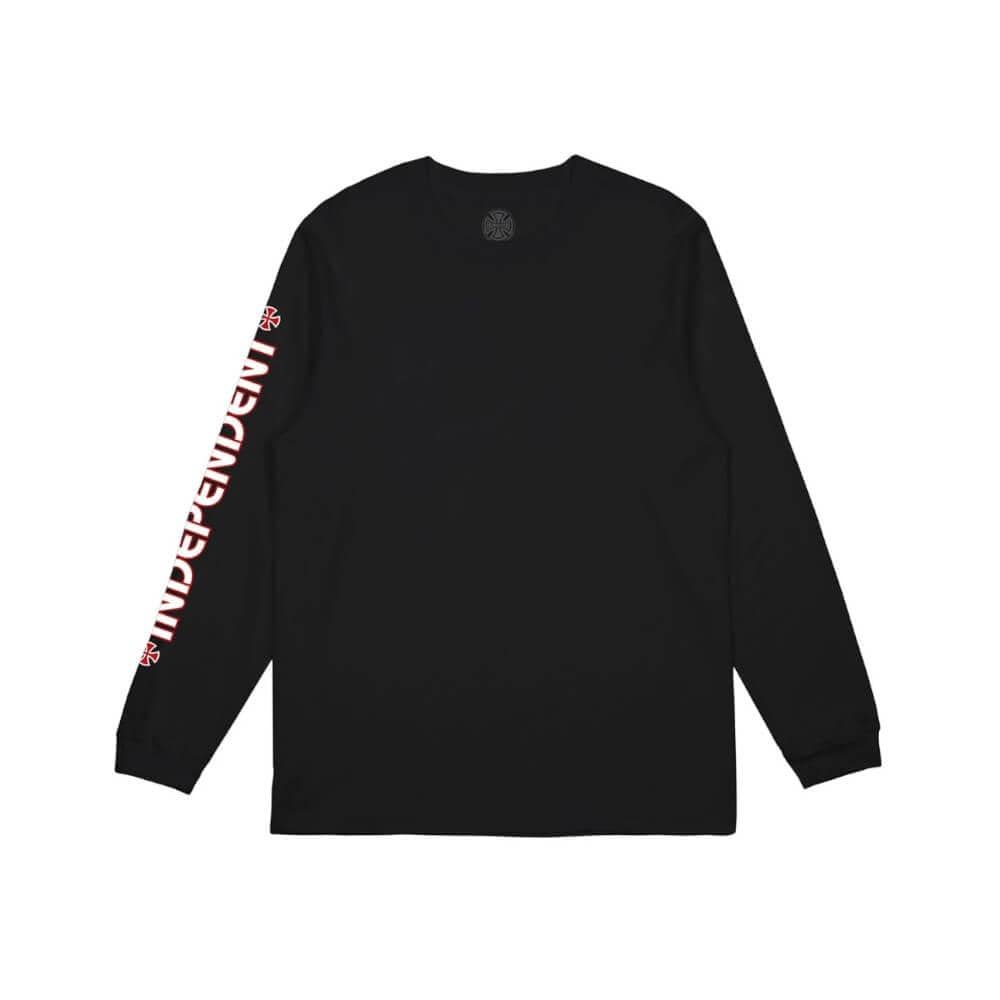 Independent Bar Cross Youth Long Sleeve Tee Black - 50-50 Skate Shop