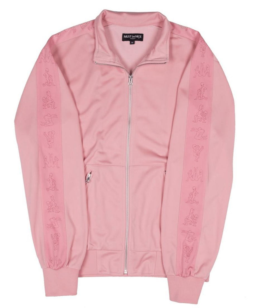 Ripndip Kamasutra Satin Track Jacket Pink - 50-50 Skate Shop